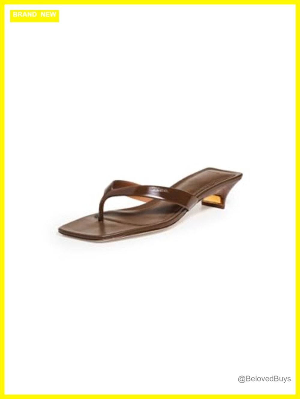 Vince San Juan Kitten Heel Thong Sandals Leather Footbed